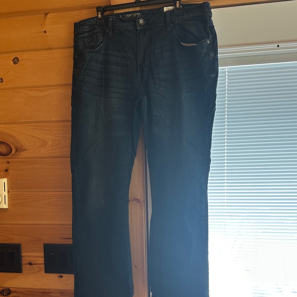 TK Axel Men's Dark Blue Jeans Straight size 38x32